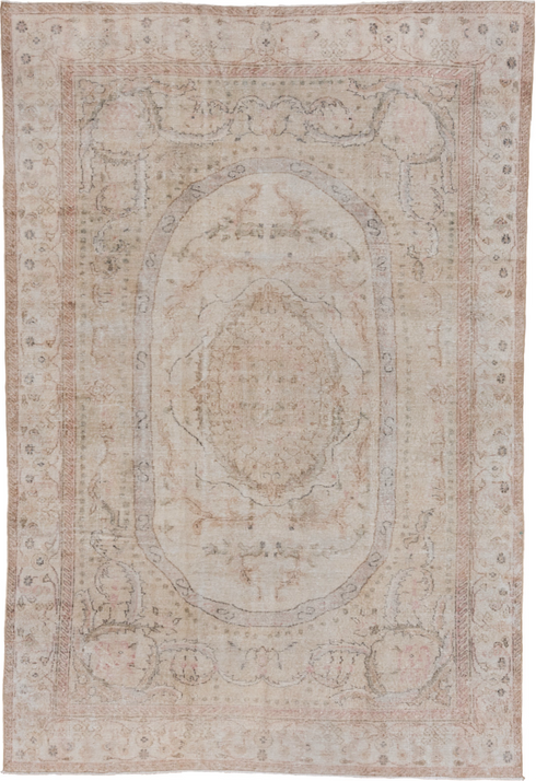 Vintage Oushak Area Rug (6' x 10')